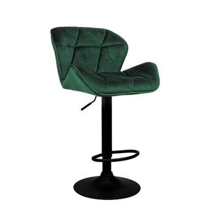 Σκαμπό Comfort Κυπαρισσί 53 x 52 x 91-111 Βελούδο, Μέταλλο 200-069