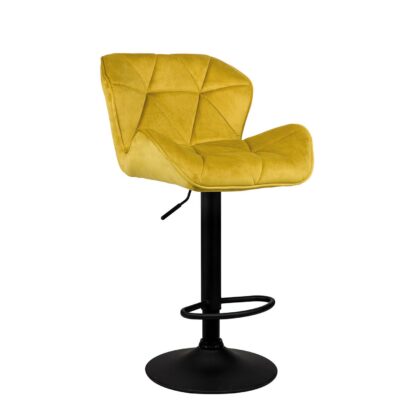 Σκαμπό Comfort Λάιμ 53 x 52 x 91-111 Βελούδο, Μέταλλο 200-070