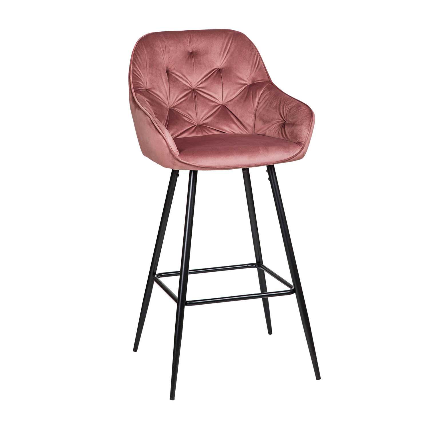 Σκαμπό Dot Σάπιο μήλο 53 x 55 x 107 Βελούδο, Μέταλλο 200-095