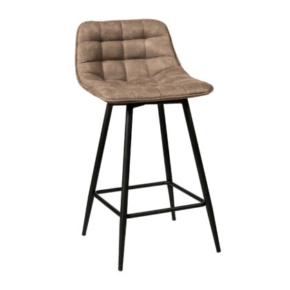 Σκαμπό Blend Special Moka 43 x 40 x 88 Μέταλλο, Ύφασμα 200-103