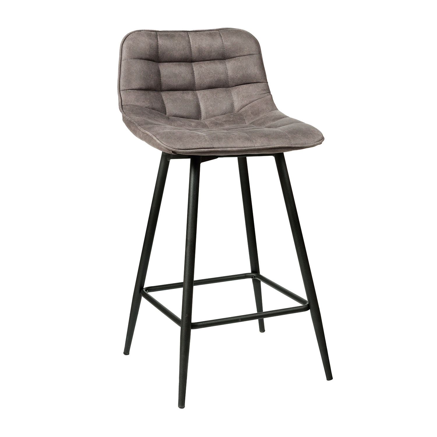 Σκαμπό Blend Special Γκρι 43 x 40 x 88 Μέταλλο, Ύφασμα 200-104