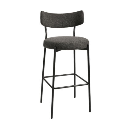 Σκαμπό Polo γκρι 50 x 52 x 107 Μέταλλο, Ύφασμα 200-115