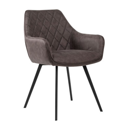 Πολυθρόνα Nicko Special Γκρι 63 x 60 x 85 Μέταλλο, Ύφασμα 300-001