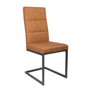 Καρέκλα Amarillis/P Camel 43 x 56 x 103 Μέταλλο, Τεχνόδερμα PU Camel