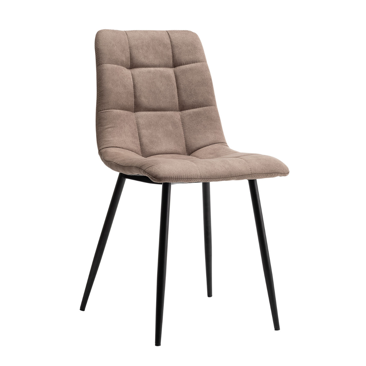 Καρέκλα Loris Special Mοκα 46 x 54.5 x 89 Μέταλλο, Ύφασμα 300-029