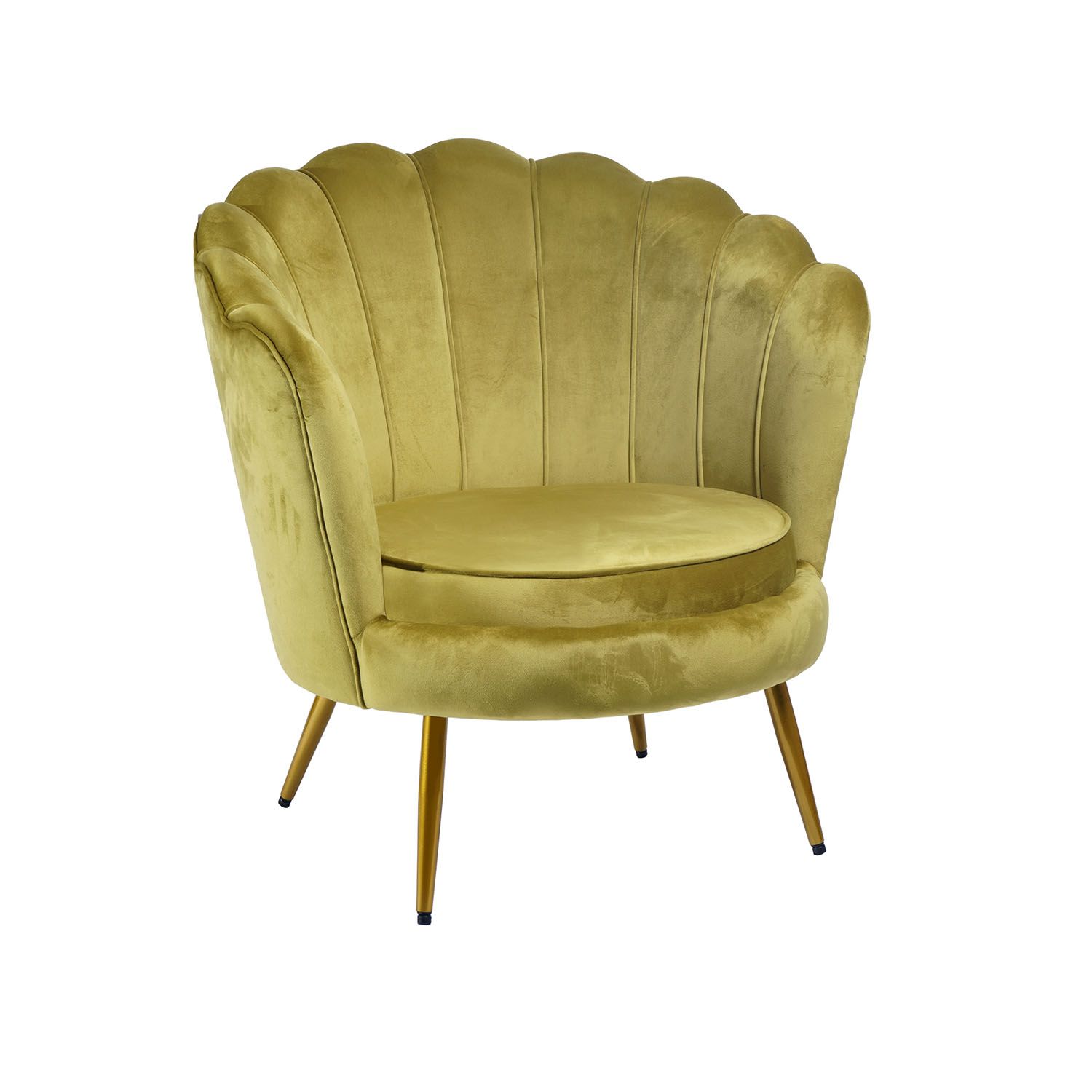 Πολυθρόνα Sunrise Λάιμ 80 x 79 x 84 Βελούδο, Μέταλλο 300-211