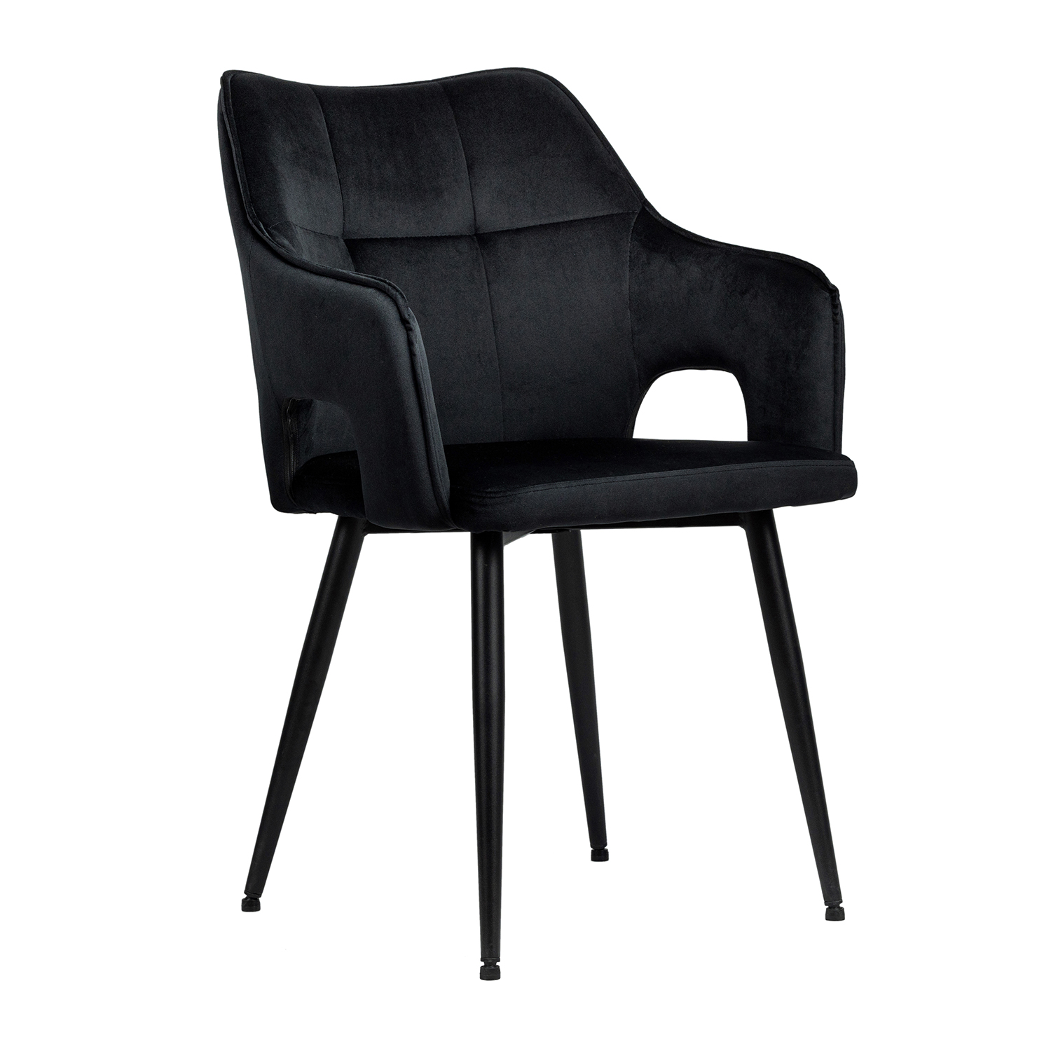 Πολυθρόνα Valeria Μαύρο 55 x 60 x 86.5 Μέταλλο, Ύφασμα 300-322