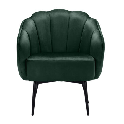 Πολυθρόνα Vela Κυπαρισσί 67 x 60 x 78 Βελούδο, Μέταλλο 300-326