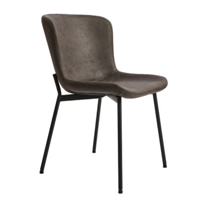 Καρέκλα Melina Special γκρι 48 x 59 x 80 Μέταλλο, Ύφασμα 300-342