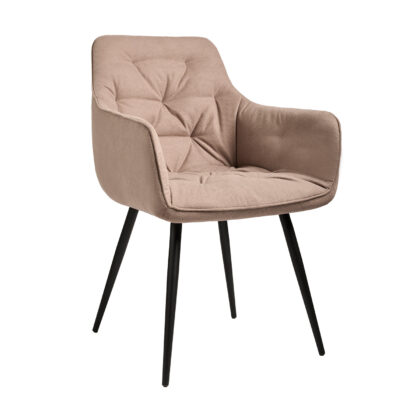 Πολυθρόνα Dalia Μπεζ 56 x 75 x 85 Μέταλλο, Ύφασμα 300-346