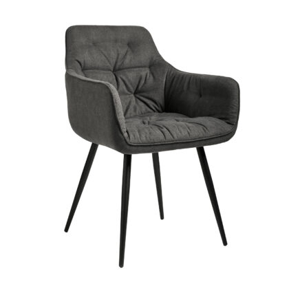 Πολυθρόνα Dalia Γκρι 56 x 75 x 85 Μέταλλο, Ύφασμα 300-348