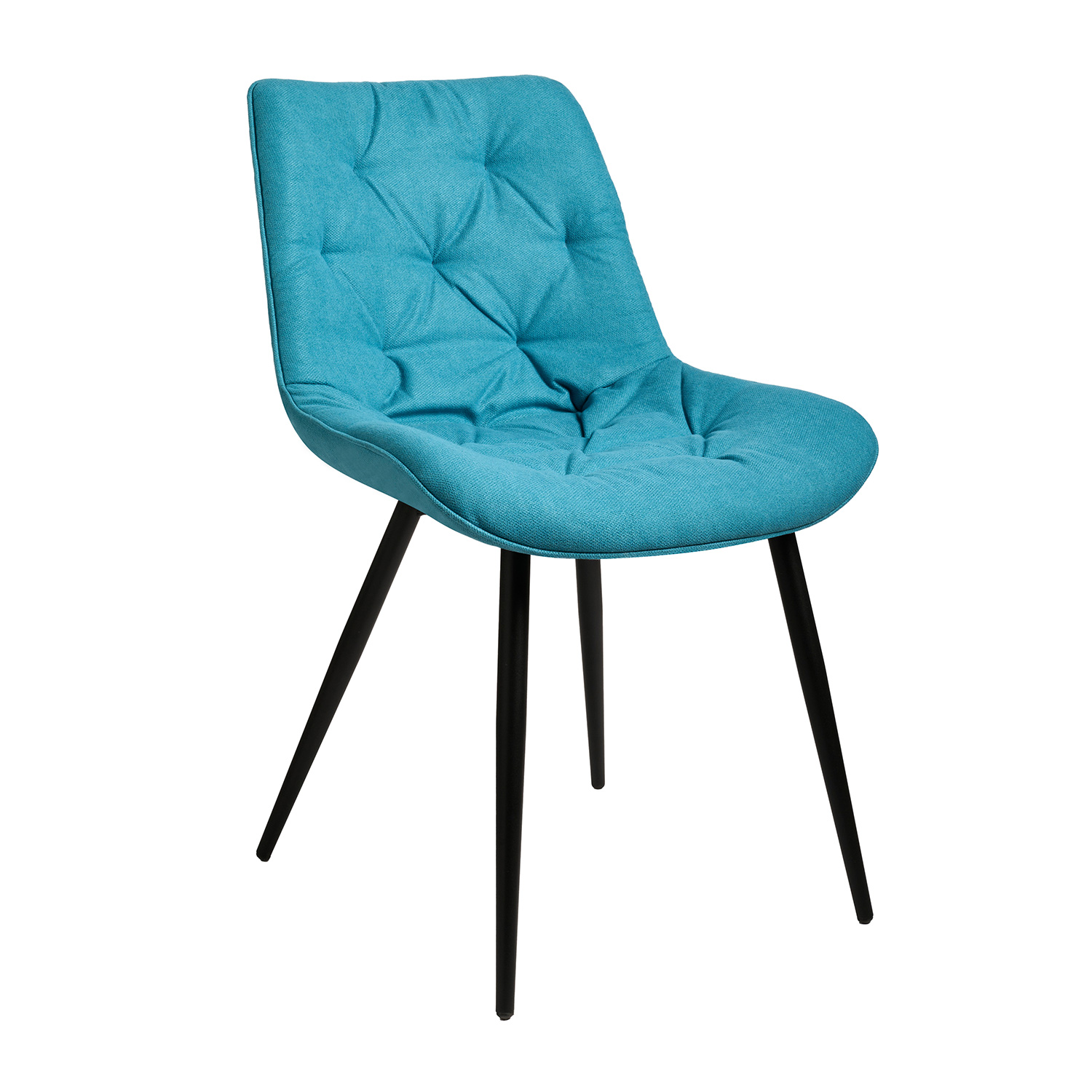 Καρέκλα Monica πετρόλ 51 x 59 x 83 Μέταλλο, Ύφασμα 300-351