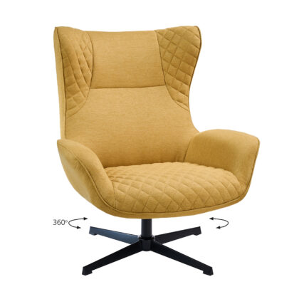 GOSSIP ΛΑΙΜ 90 x 87 x 105 Μέταλλο, Ύφασμα 300-358