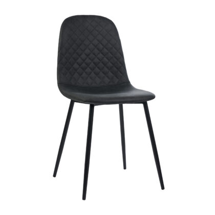 Antonella Special Μαύρο 45.5 x 53 x 87 Μέταλλο, Ύφασμα 300-368