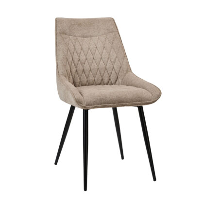 Καρέκλα Lyra Γκρεζ 51 x 60 x 89 Μέταλλο, Ύφασμα 300-373