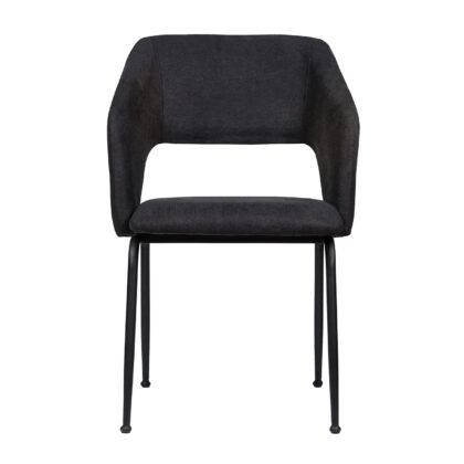 Πολυθρόνα  Mona Ανθρακί 43 x 57 x 84 Μέταλλο, Ύφασμα 300-298