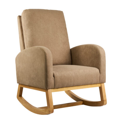 Πολυθρόνα Nicki Μόκα 70 x 98 x 92-100 Ξύλο, Ύφασμα 300-331