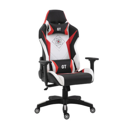 GT Μαύρο/Λευκό/Κόκκινο 66 x 69 x 124-134 Τεχνόδερμα PU, Πολυκαρβονικό 500-052