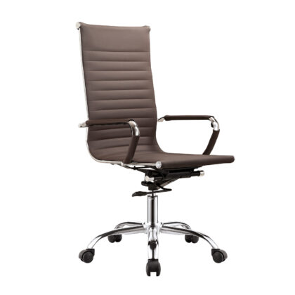 Καρέκλα Γραφείου Virginia Καφέ 55 x 63 x 111-119 Μέταλλο, Τεχνόδερμα PU 500-080