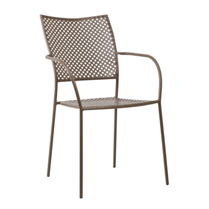 Πολυθρόνα Vittoria Μόκα 53 x 55 x 90 Μέταλλο 700-002