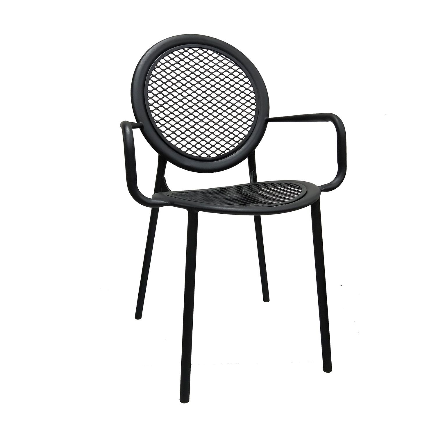 Πολυθρόνα Zenia Μαύρο 54 x 57 x 90 Μέταλλο 700-018