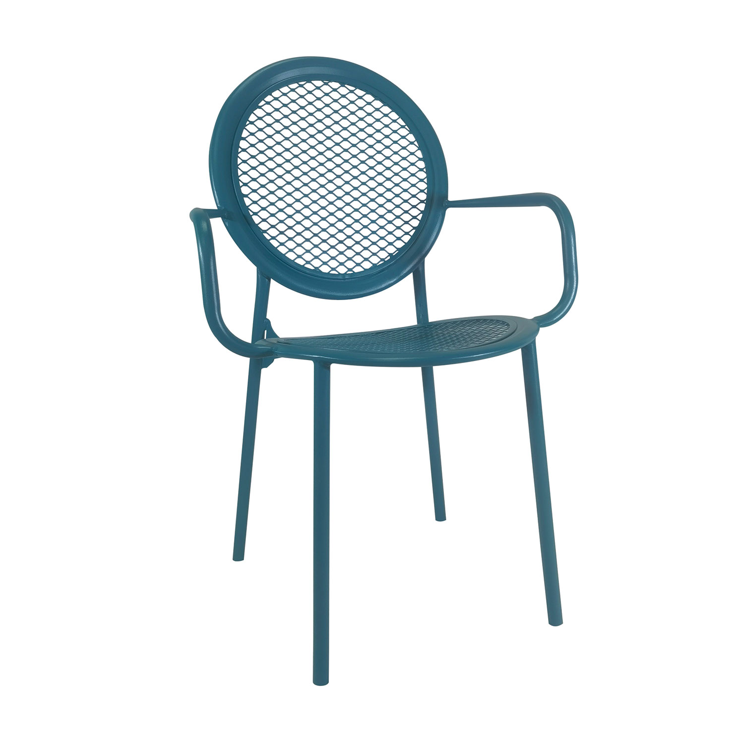 Πολυθρόνα Zenia Πετρόλ 54 x 57 x 90 Μέταλλο 700-020