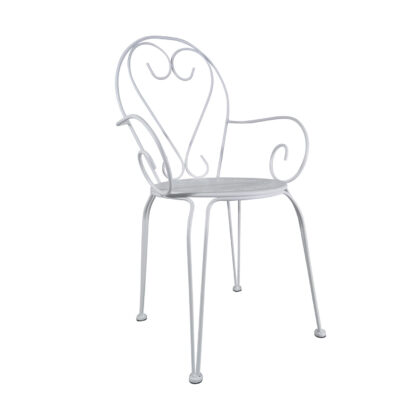 Πολυθρόνα Paris Λευκό 51.5 x 52 x 91.5 Μέταλλο 700-027