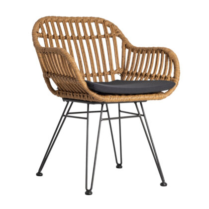 Πολυθρόνα Malibu Natural 61 x 63 x 80 Wicker 900-001