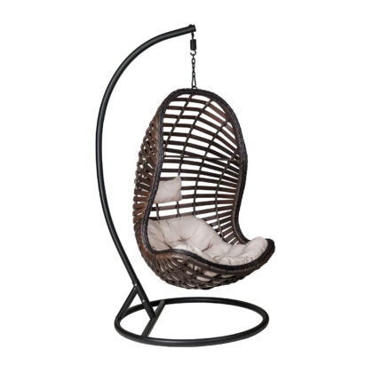 Κούνια-Φωλιά Manou Dark Brown Φ105 x x 198 Wicker 900-030