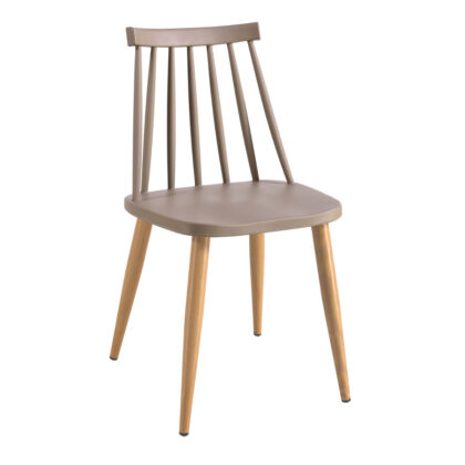 Καρέκλα Eri Mόκα 43 x 47 x 80 Μέταλλο, Πολυπροπυλένιο (PP) 900-203