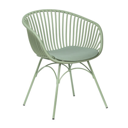 Πολυθρόνα Quasar  Μέντα 59.50 x 55 x 78 Μέταλλο, Πολυπροπυλένιο (PP) 900-248