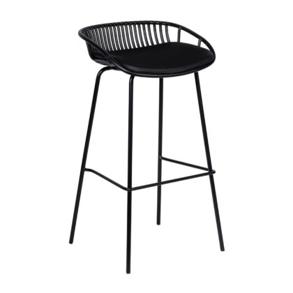 Σκαμπό Aperol Μαύρο 45 x 49 x 88 Μέταλλο, Πολυπροπυλένιο (PP) 900-250