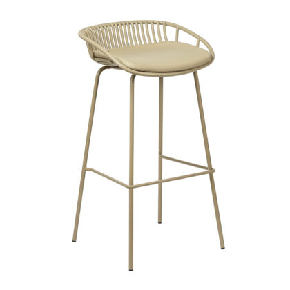 Σκαμπό Aperol Μόκα 45 x 49 x 88 Μέταλλο, Πολυπροπυλένιο (PP) 900-251