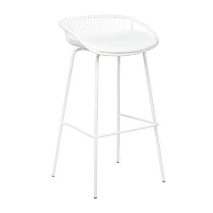 Σκαμπό Aperol Λευκό 45 x 49 x 88 Μέταλλο, Πολυπροπυλένιο (PP) 900-252