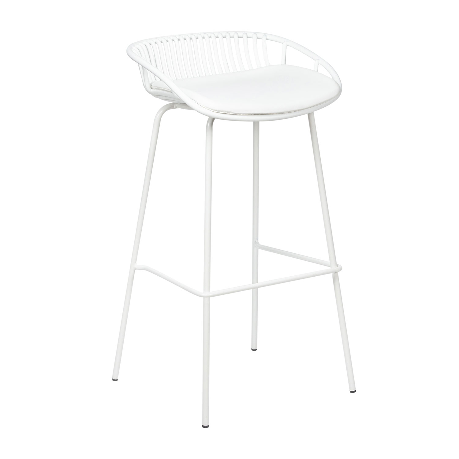 Σκαμπό Aperol Λευκό 45 x 49 x 88 Μέταλλο, Πολυπροπυλένιο (PP) 900-252