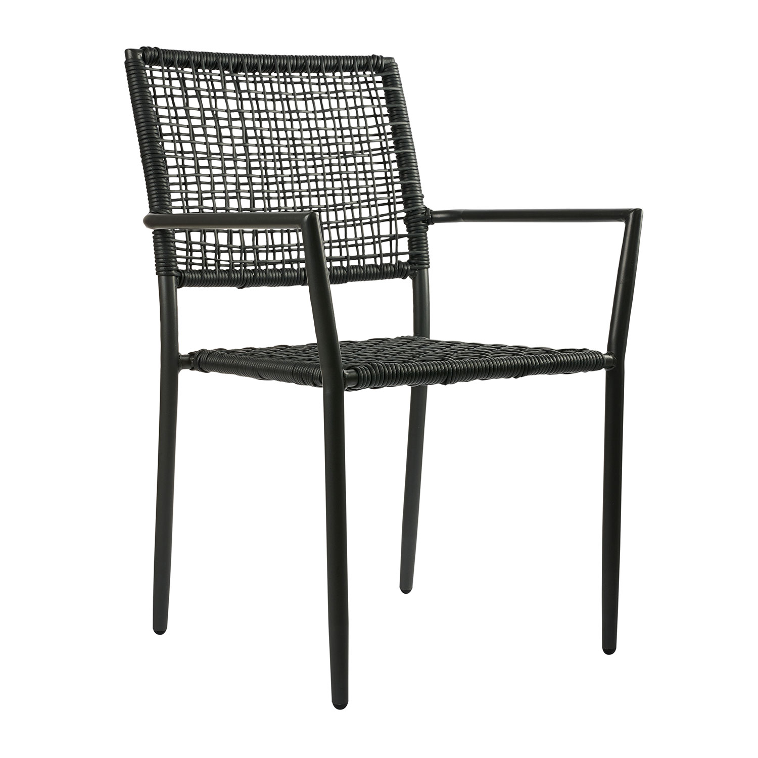 Πολυθρόνα Sati Μαύρο 57 x 60 x 88 Wicker 900-256