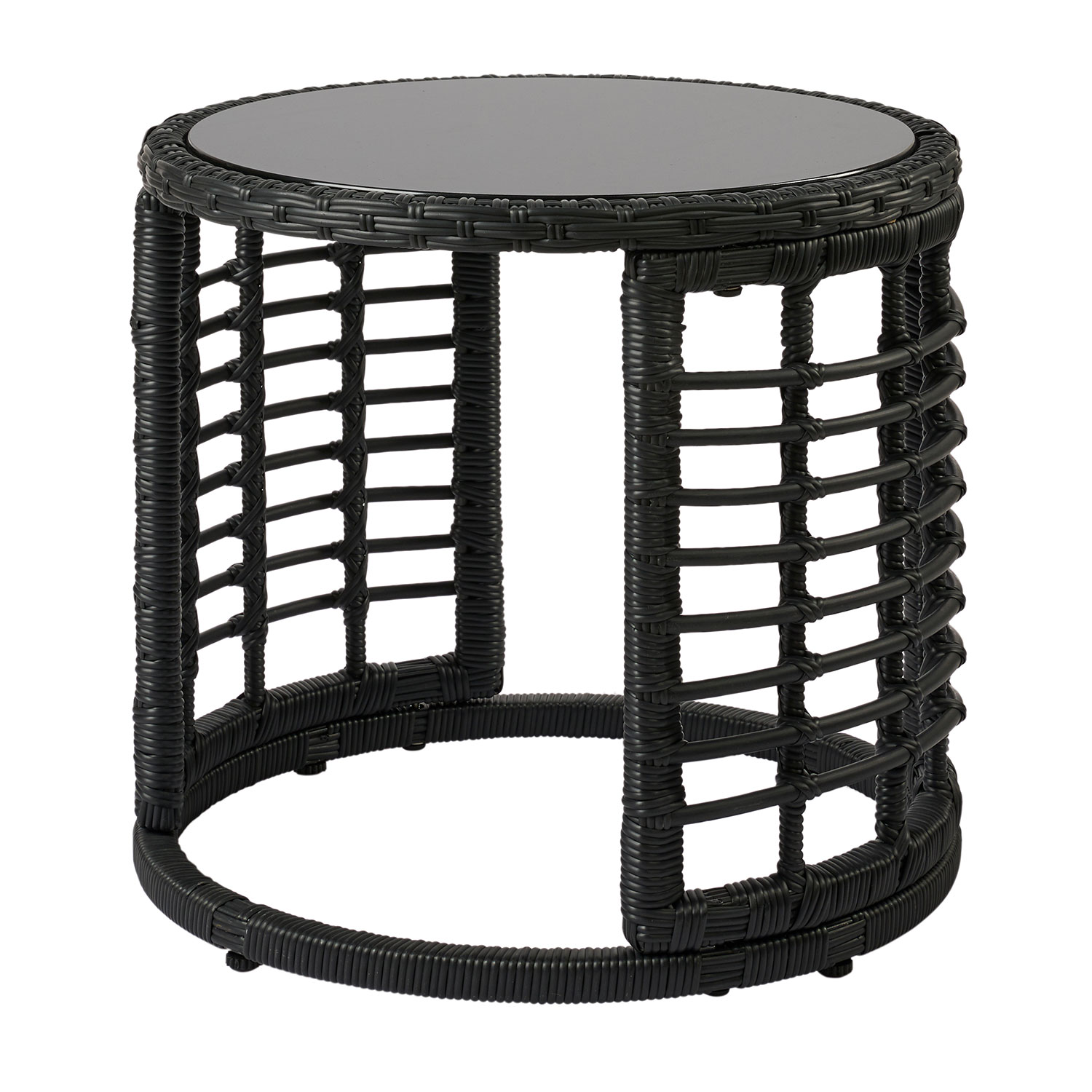 Τραπέζι Bonzo Mαύρο 45 x x 40 Wicker 900-263