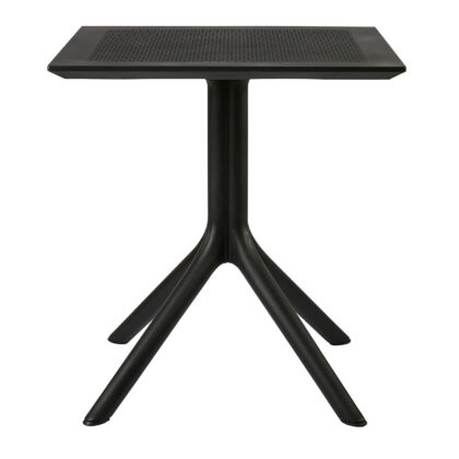 Τραπέζι Ocean μαύρο 70 x 70 x 75 Πολυπροπυλένιο (PP) 900-266