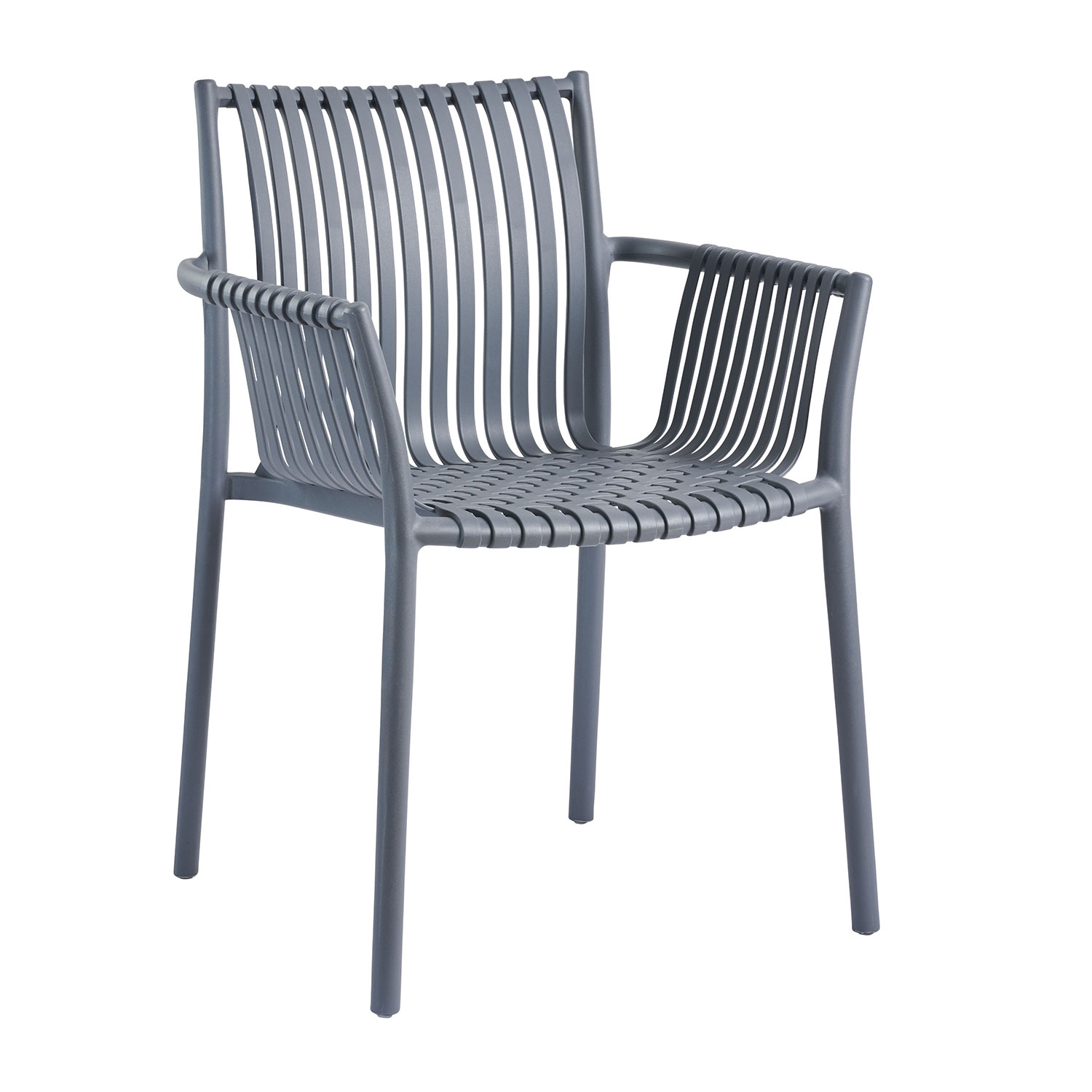 Πολυθρόνα Zanett γκρι 59 x 56 x 82 Πολυπροπυλένιο (PP) 900-294