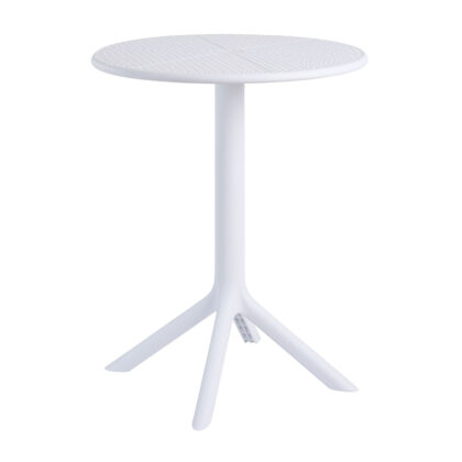 Τραπέζι Moreno Λευκό Φ60 x  x 76 Πολυπροπυλένιο (PP) 900-308