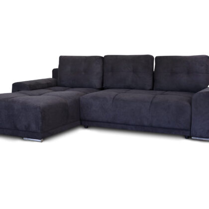 Havana-M Γωνιακός καναπές κρεβάτι με αποθηκευτικό χώρο 270x181x89εκ. Γκρι σκούρο Αριστερή Γωνία