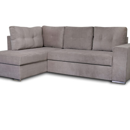 Athens Γωνιακός καναπές κρεβάτι με αποθηκευτικό χώρο 246x174x96εκ. Elephant Αριστερή γωνία