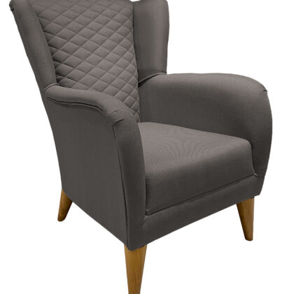 Camper πολυθρόνα 75x77x96εκ. Καφεγκρι