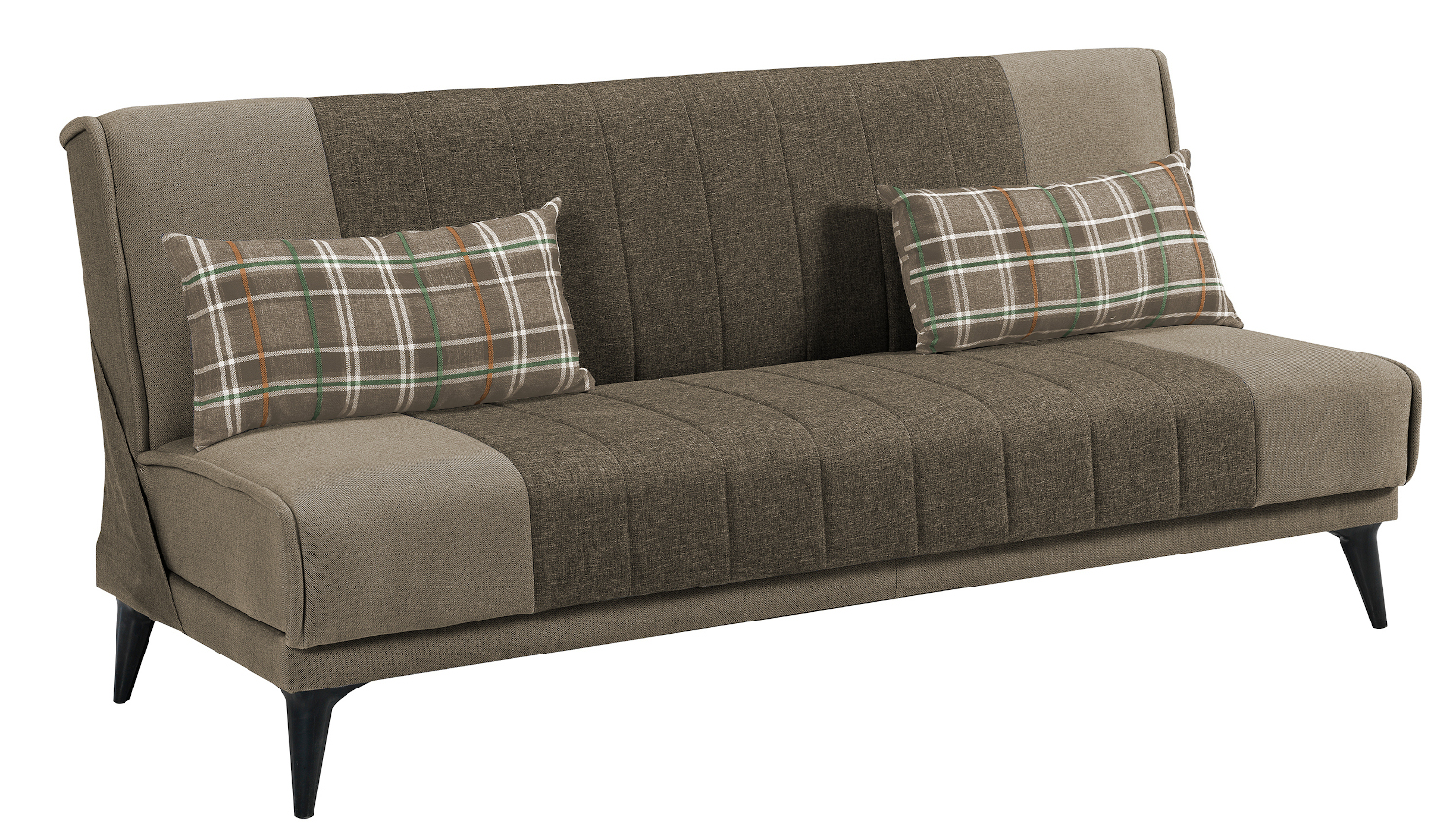 Chaplin καναπές κρεβάτι 188x80εκ. Μπεζ σκούρο-Καφεγκρί