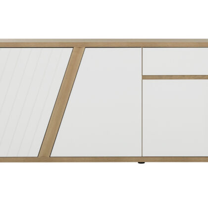 Epura μπουφές με 3 πόρτες και 1 συρτάρι 185x45x87εκ. Silva Oak / Λευκό