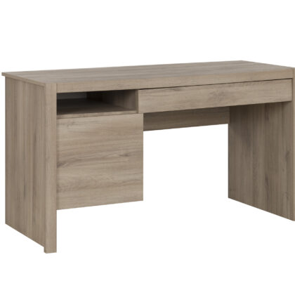 Ethan Γραφείο με 1 πόρτα και 1 συρτάρι 137x59x75εκ. Light Kronberg Oak