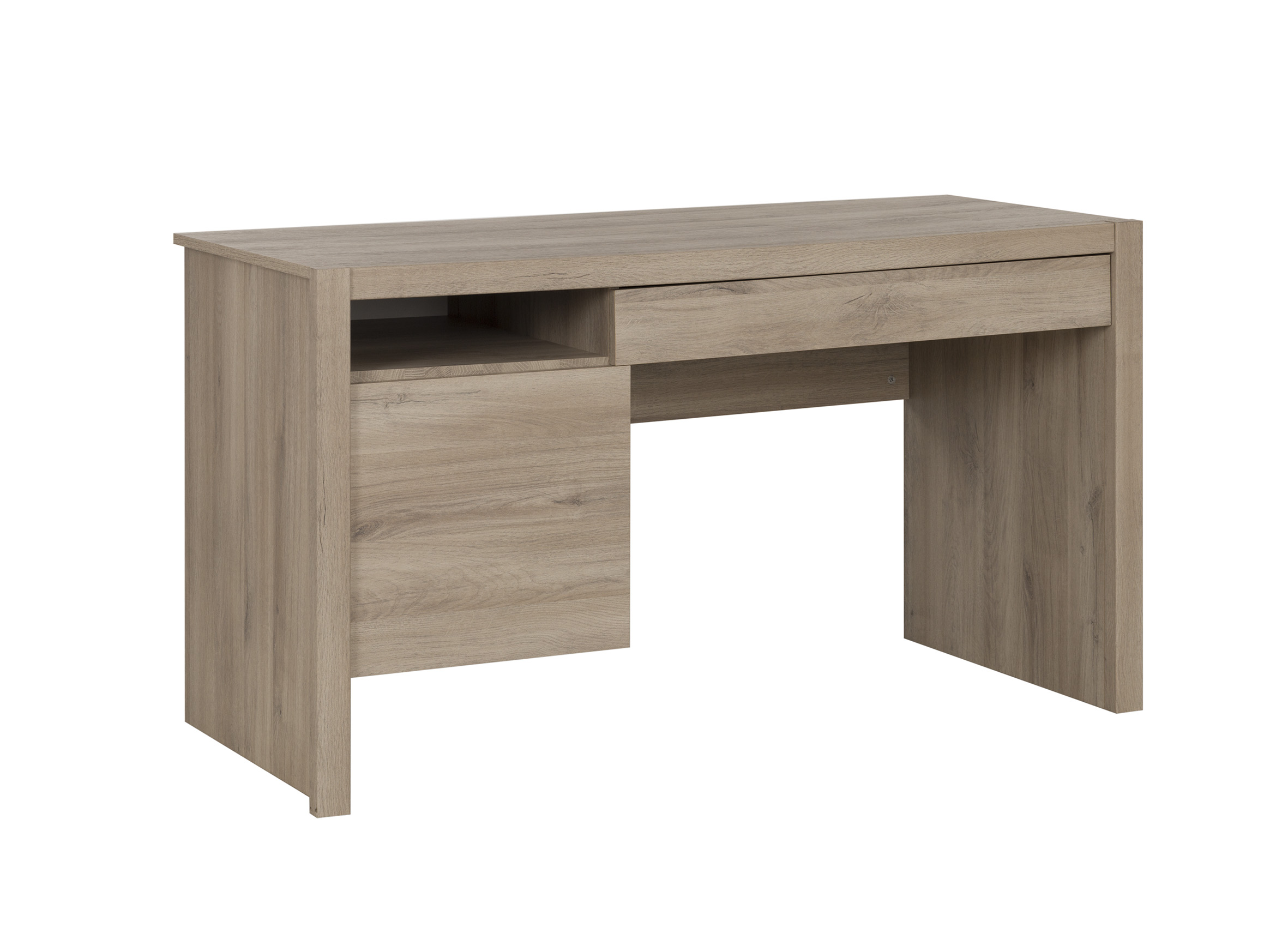 Ethan Γραφείο με 1 πόρτα και 1 συρτάρι 137x59x75εκ. Light Kronberg Oak