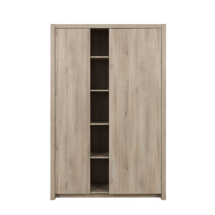 Ethan Ντουλάπα με 2 πόρτες 131x59x200εκ. Light Kronberg Oak