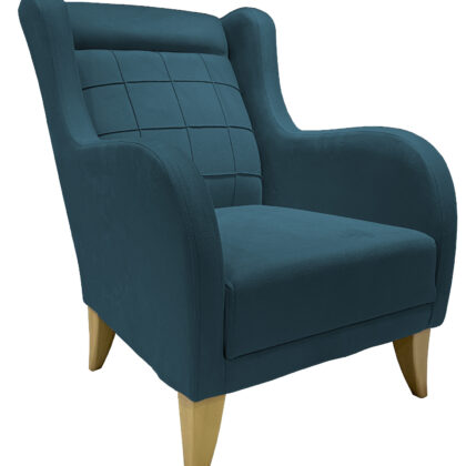 Karlina μπερζέρα 76x84x95εκ. Μπλε