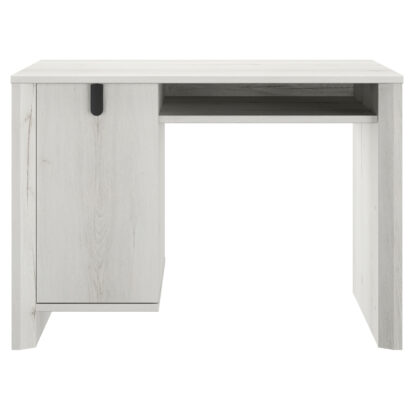 Lugano γραφείο με 1 πόρτα 110x56x77εκ. Whitewashed Oak